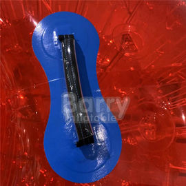 Red Outdoor Inflatable Toys 0.8mm PVC / TPU Dia 2.5m 3m Grass Inflatable Zorb Ball