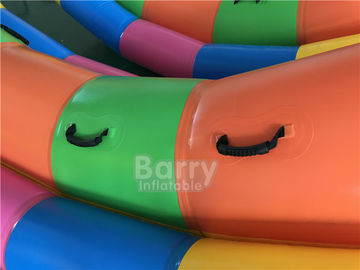 Double Tubes Inflatable Water Totter / Inflatable Water Seesaw For Water Park