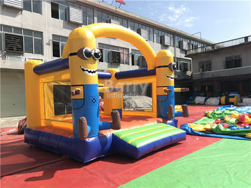 Commercial Inflatable Minions Bounce House For Clearance , Inflatable Bouncer Trampoline