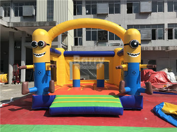 Commercial Inflatable Minions Bounce House For Clearance , Inflatable Bouncer Trampoline