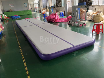 Commercial Inflatable Air Track / Purple Air Jump Tumble Trak For Gymnastics Sport