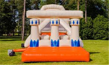 0.55mm PVC Inflatable Egypt Bouncing Castles Combo  ,  Inflatable Jumping Castle