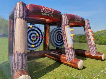 2 Players Inflatable Sports Games Challenge Interactive Party Carnival Inflatable Axe Throwing Games