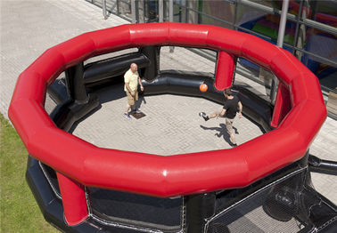 Mobile Interactive Sport Games Inflatable Panna Soccer Cage For Football