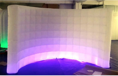 Commercial Party Wedding Large Inflatable Photo Wall With LED Light
