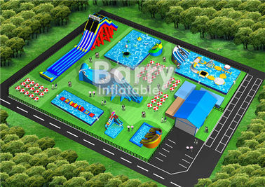 Commercial Blow Up Inflatable Water Park Equipment For Kids And Adults