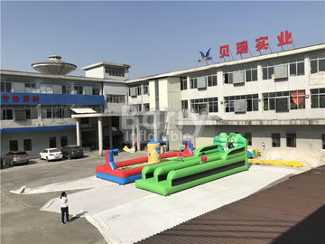 Outdoor Body Inflatable Sports Games Running Super Bungee Run Game Competition