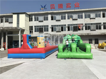 Outdoor Body Inflatable Sports Games Running Super Bungee Run Game Competition