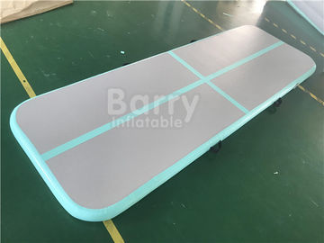 Mint Green 3m 4m 5m 6m 7m 8m 9m 10m Long 20cm Thick Air Track  , Tumble Track For Home