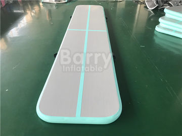 Mint Green 3m 4m 5m 6m 7m 8m 9m 10m Long 20cm Thick Air Track  , Tumble Track For Home