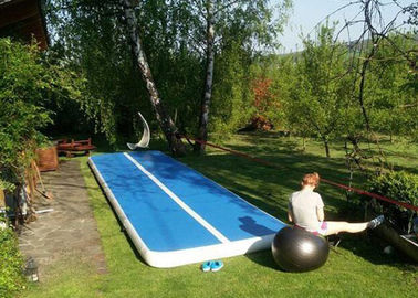 Professional Double Fabric Wall Water Game Slip And Slide Long Air Track With Air Pump