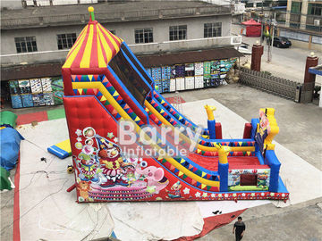 Popular Child Inflatable Playground Commercial Inflatable Clown Bouncy Castle Slide For Kids