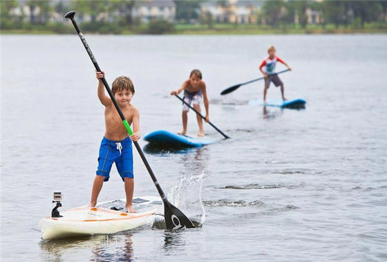 Two Layer 3.2m Inflatable Stand Up Paddle Board Set For Touring