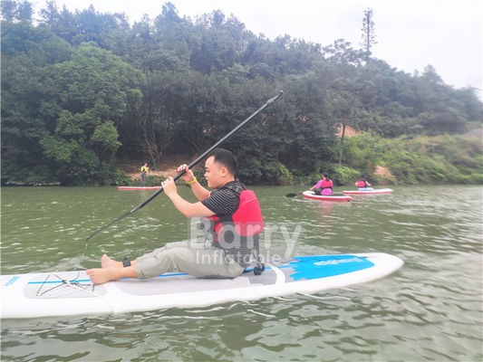 Blue 305x76x10cm Inflatable Stand Up Paddle Board For Adventurer