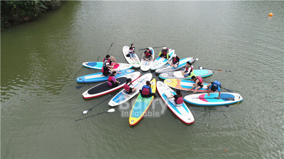 Blue 305x76x10cm Inflatable Stand Up Paddle Board For Adventurer