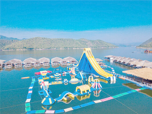 Entertainment Inflatable Water Park Games For Pool