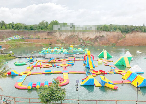 Free Customized Lake Water Games Inflatable Floating Water Playground