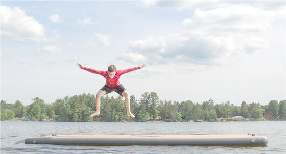 Customized PVC And Drop Stitch Inflatable Swim Dock