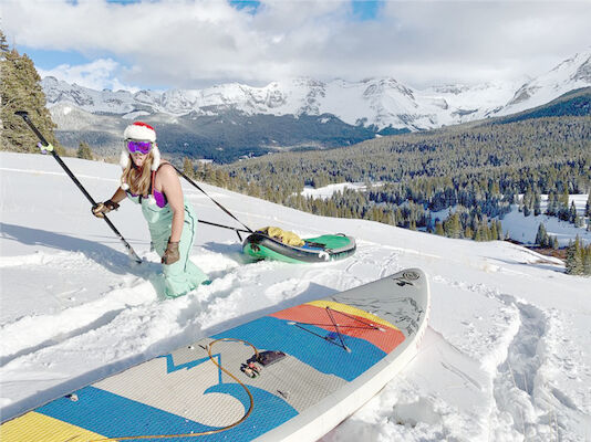 Fanatic Ski Facility Inflatable SUP Board Logo Custom