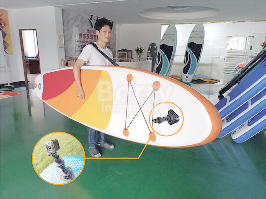 PVC Inflatable Surfboard Isup Board With Selfie Cmara Interface