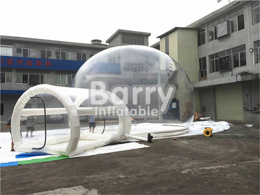 1mm PVC Outdoor Tunnel Clear Bubble Camping Tent Dome Shape