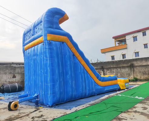 Outdoor Folding Kid Playground Inflatable Water Slide PVC Tarpaulin