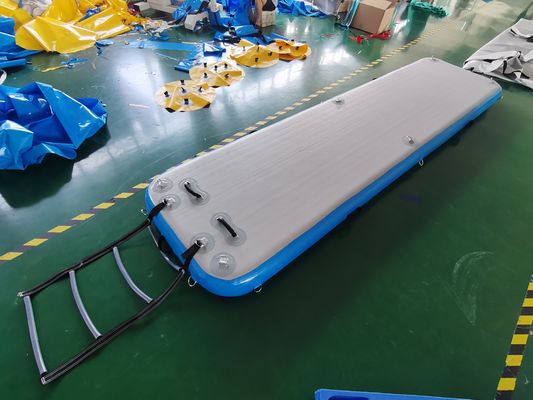 20cm Thick Drop Stitch Floating Inflatable Docks With Ladder