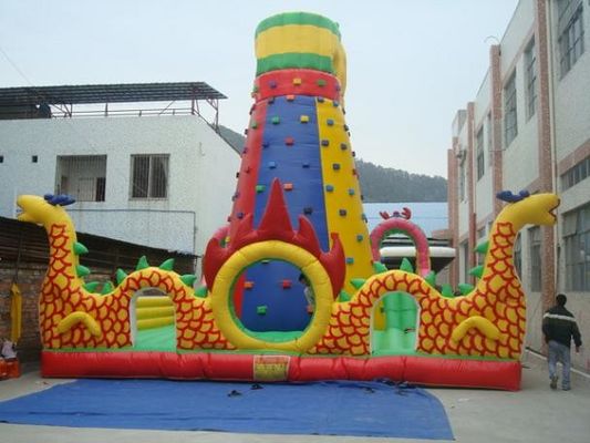 Inflatable Mobile Rock Climbing Wall Sports Game Inflatable Mountain