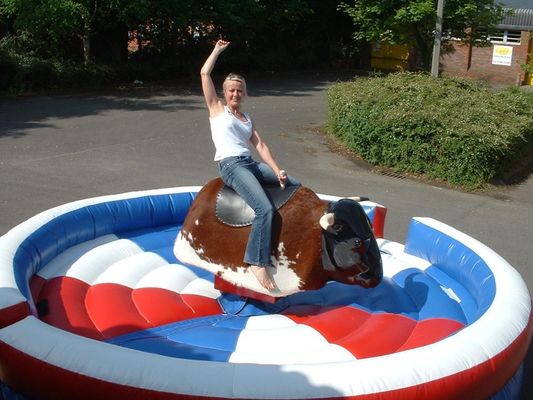 Simulator Rodeo Mechanical Bull PVC Tarpaulin For Outdoor Sports