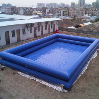 Durable PVC 0.9mm material cheap floating inflatable swimming pool