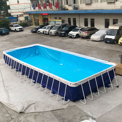 Family Size Portable PVC Metal Frame Swimming Pool Above Ground