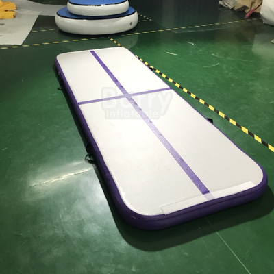 Professional Purple Color 3x1m Inflatable Gymnastics Mats Tumbling Air Track