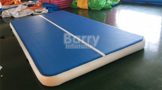 Blue Color Custom Inflatable Air Track 4x2m Tumbling Drop Stitch Fabric