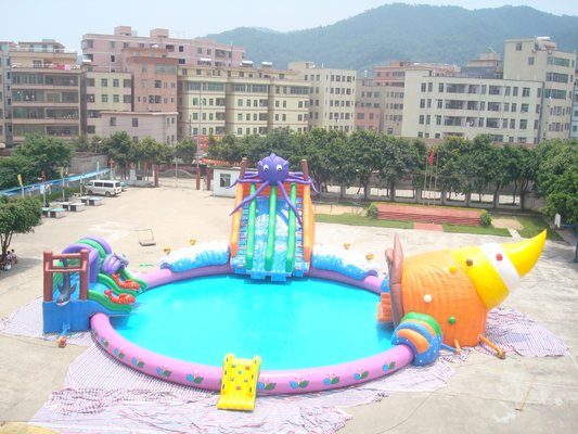 Rental business / Party Amusement Inflatable Water Park Octopus Slide