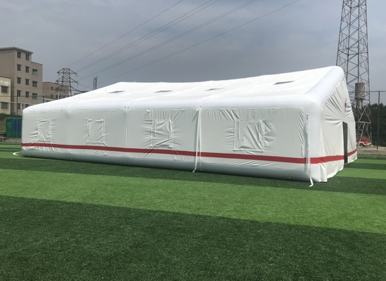 Large Airtight Inflatable Emergency Tent Red Cross Hospital Use