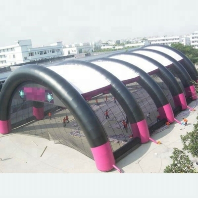 Fire Retarded Trade Show Inflatable Tent With Tunnels
