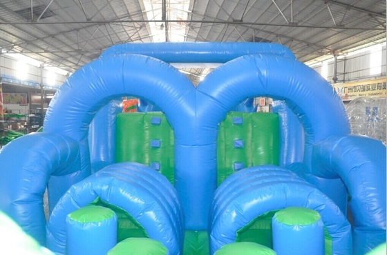 15x4x3mH Inflatable Obstacle Course Tear Resistance