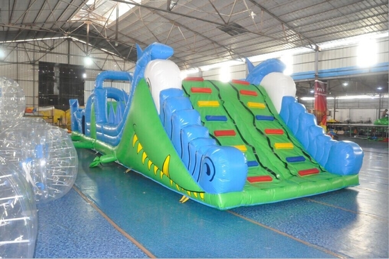 15x4x3mH Inflatable Obstacle Course Tear Resistance