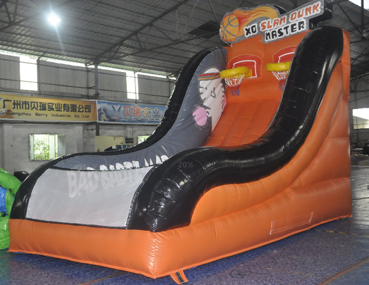 Interactive Inflatable Sports Games Blow Up Shooting Basketball