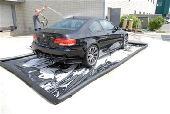 Thick PVC Inflatable Wash Mats For Washing Car / Trucks