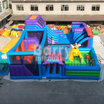 Commercial Inflatable Fun City Playground Amusement Theme Park Large Castle