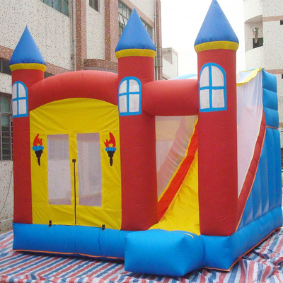 0.55mm PVC Tarpaulin Inflatable Bouncer Slide Fire Resistant