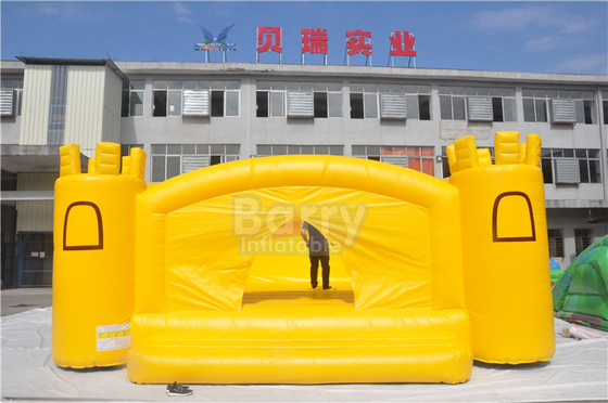 OEM Commercial Inflatable Bouncer Yellow Bounce Jump House