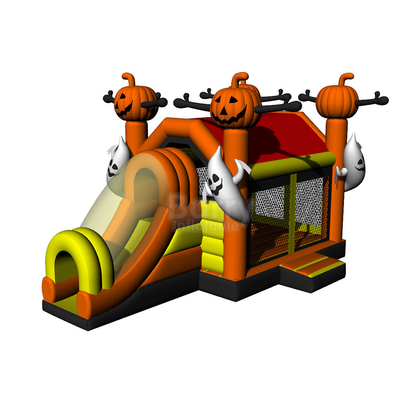 Children PVC Inflatable Bouncer House Jumping Castle For Halloween Festival