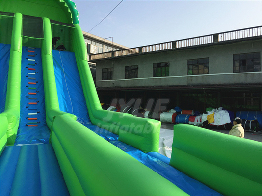 Commercial Playground Equipment Inflatable Sports Game Tall Inflatable Zip Line For Kids And Adult