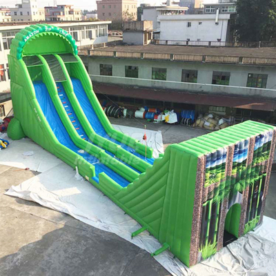 Commercial Playground Equipment Inflatable Sports Game Tall Inflatable Zip Line For Kids And Adult