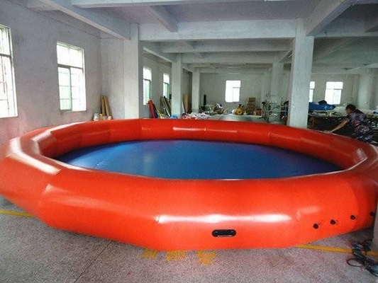 Round 10m Diameter Plato Portable Water Pool Logo Printing