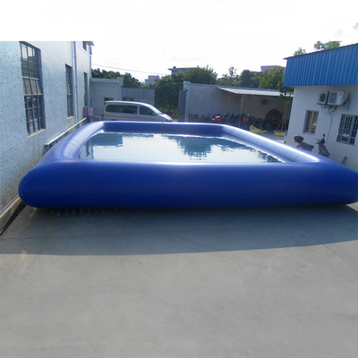 Amusement Park Tarpaulin Portable Water Pool Rectangle Blow Up Pool