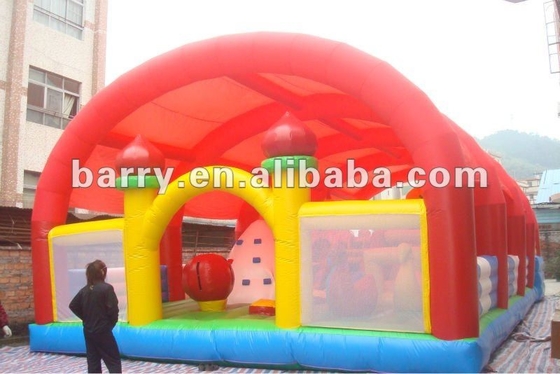 Teenagers Inflatable Bouncy Castle For Theme Park Tear Resistance
