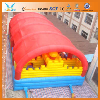 Teenagers Inflatable Bouncy Castle For Theme Park Tear Resistance